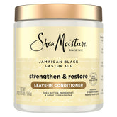 SheaMoisture Leave In Conditioner, Jamaican Black Castor Oil to Soften, Detangle & Reduce Breakage, 20 oz