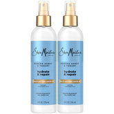 Shea Moisture Leave-In Conditioner, Multi-Action Spray 2-Pack, Manuka Honey & Yogurt Hydrate & Repair for Dry, Damaged Hair, 8 Oz Ea