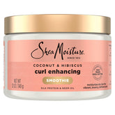 Shea Moisture Smoothie Curl Enhancing Cream Coconut and Hibiscus for Thick, Curly Hair Sulfate Free and Paraben Free 12 oz (Pack of 12)