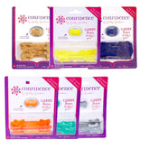 Confidence - GaBBY Bow Daddy's Girl Design - Patented Non-Slip Barrettes – 60 Pack – 6 Bow Colors