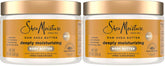 SheaMoisture Deeply Moisturizing Body Butter with Raw Shea Butter, Argan Oil and Pro-Ceramides, Rich Hydration & Healing of Dry Skin, 48H Moisturizing 11.5 oz, (Pack of 2)