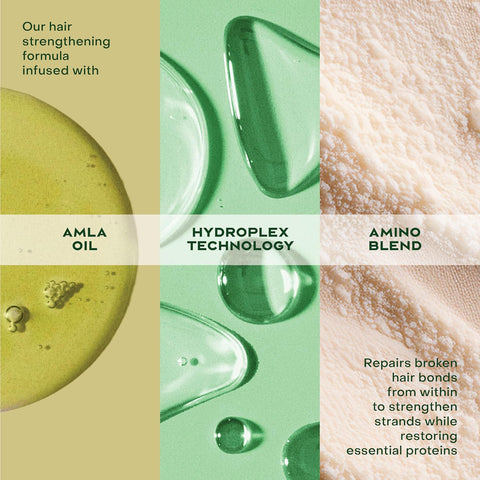 Shea Moisture Amla Oil Bond Repair Kit 4 Piece Kit for Damaged Hair with HydroPlex Technology for Strengthening & Less Breakage