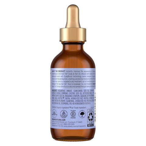 SheaMoisture Scalp & Hair Oil, Anti-Hair Fall for Healthy Looking and Moisturized Scalp, with Biotin & Multi-Peptide ScalpBoost Technology, 2 oz,(Pack of 2)