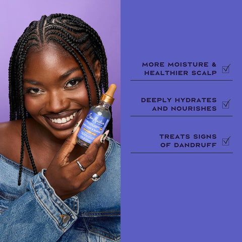 SheaMoisture Dandruff Treatment Scalp Repair & Hydrate Serum with Salicylic Acid & Scalp Repair Technology, Deeply Hydrates to Reduce Flakes & Itch, 2 fl oz