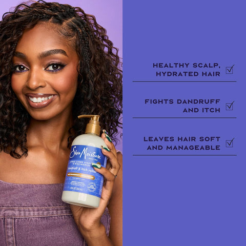 SheaMoisture Anti-Dandruff Conditioner Apple Cider Vinegar & Salicylic Acid For Soft & Smooth Hair System for a Healthier Scalp 13 oz