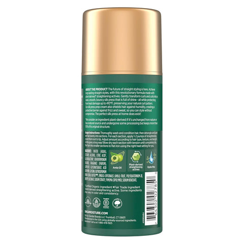 SheaMoisture Silk Press Prep Cream with Plant-Derived Straightening Actives, Alma Oil & Hydroplex Technology Provides Heat Protection While Helping to Preserve Natural Curl Pattern 3.3fl oz