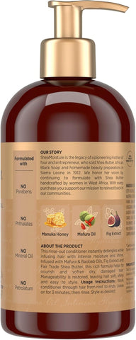 SheaMoisture Intensive Hydration Conditioner Manuka Honey and Mafura Oil for Dry, Damaged Hair Deep Moisturizing Conditioner 13 oz