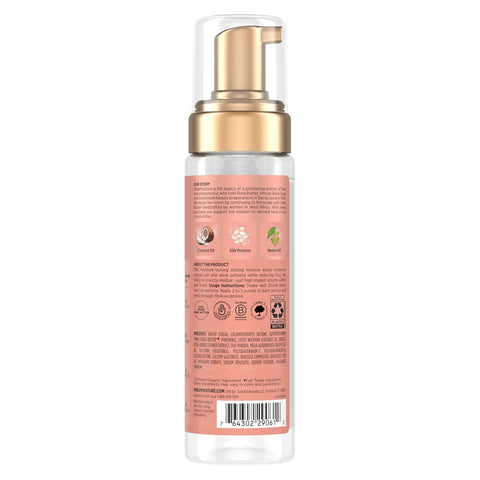 SheaMoisture Curl Mousse for Curly Hair, Coconut & Hibiscus Styling Mousse for Frizz Control & Volume, with Shea Butter, 7.5 oz