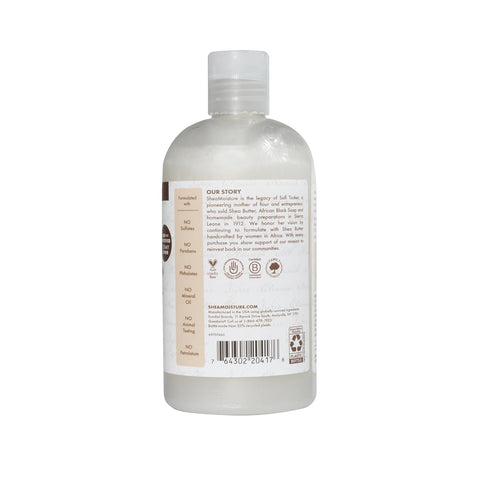 SheaMoisture Shampoo, 13 oz, All Hair Types | Daily Hydration | Virgin Coconut Oil | Sulfate-Free | Pack of 2