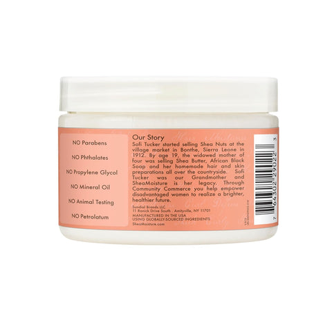 Shea Moisture Smoothie Curl Enhancing Cream Coconut and Hibiscus for Thick, Curly Hair Sulfate Free and Paraben Free 12 oz (Pack of 12)