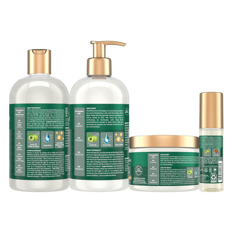 Shea Moisture Amla Oil Bond Repair System Complete Strengthening Routine 4 Piece Kit for Damaged Hair with HydroPlex Technology for Strengthening & Less Breakage