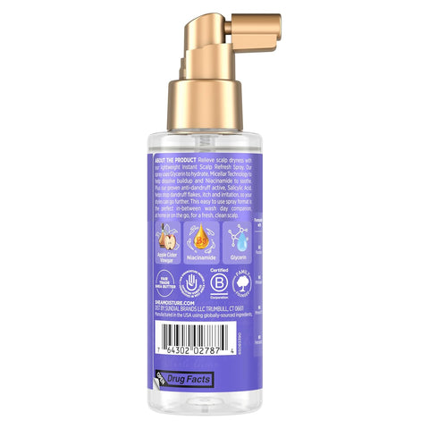 SheaMoisture Dandruff Treatment Instant Scalp Refresh Spray with Salicylic Acid & Scalp Repair Technology, Hydrates Dry Scalp & Controls Itch & Flakes, 4 fl oz