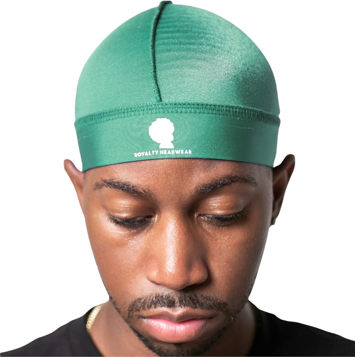 Royalty Headwear Silky Wave Cap for 360, 540 & 720 Waves, Soft Breathable Durag Skull Cap Beanie for Men