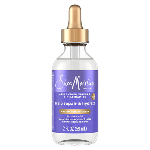 SheaMoisture Dandruff Treatment Scalp Repair & Hydrate Serum with Salicylic Acid & Scalp Repair Technology, Deeply Hydrates to Reduce Flakes & Itch, 2 fl oz