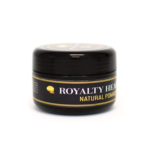 Royalty Headwear Natural Wave Pomade – Silky & Moisturized Hair, Strong Hold, Easy Wash – Men’s Grooming Supplies, Natural Ingredients (3.5oz)